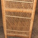 Meuble vintage en rotin