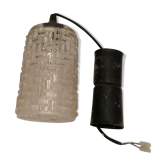 Suspension vintage en verre