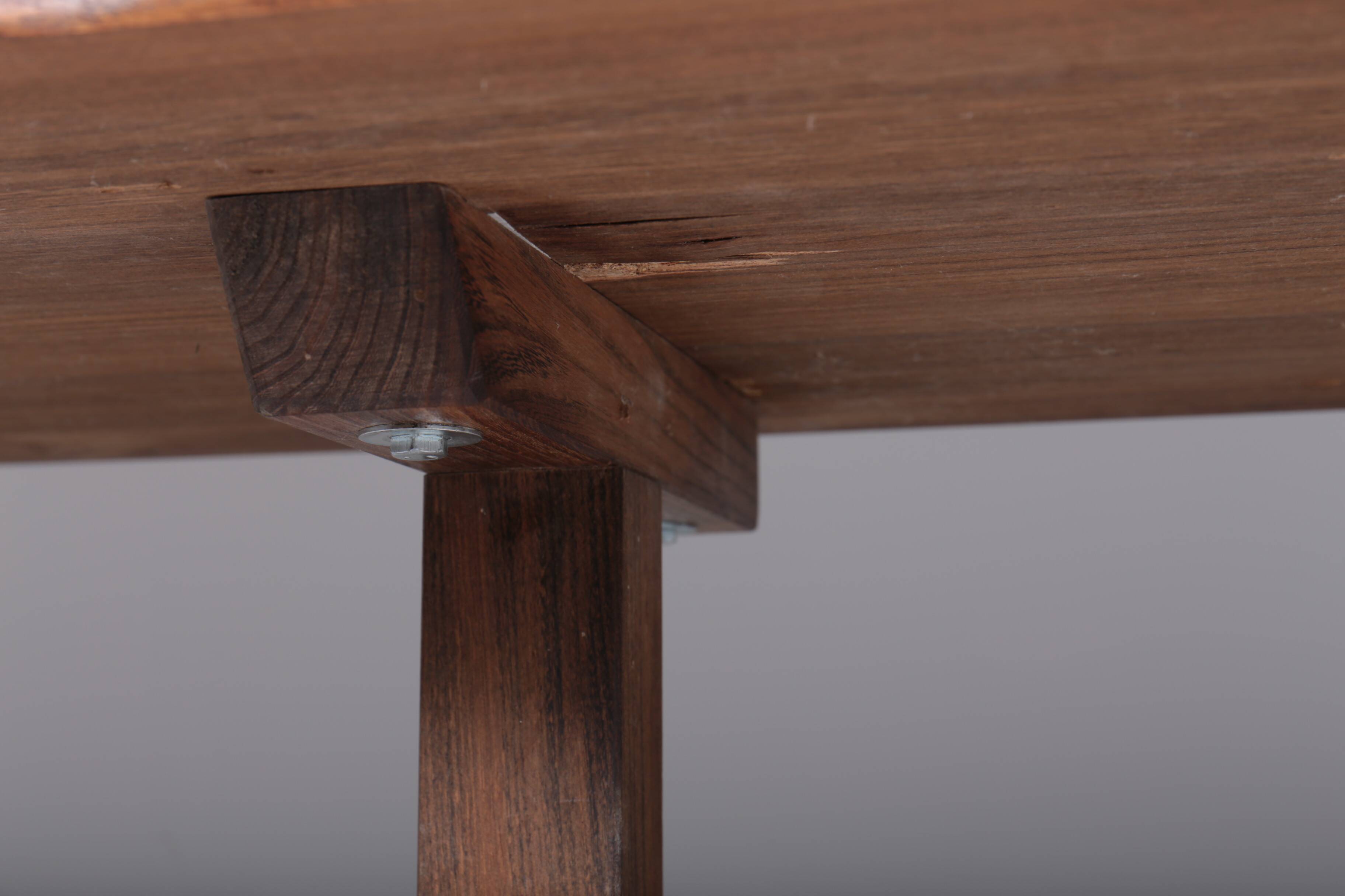 Large brutalist Aranjou sideboard in elm, 1960s