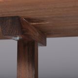 Large brutalist Aranjou sideboard in elm, 1960s