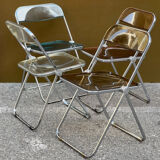Four Plia Chair G. Piretti For Anonima Castelli