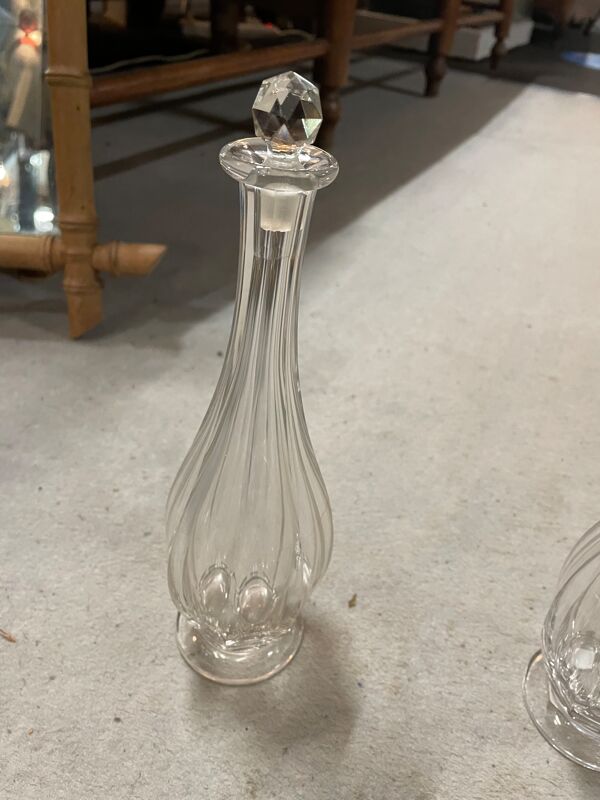 Paire de carafe baccarat