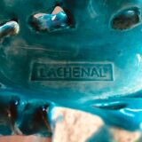 Vintage Art Nouveau vase with floral detail by Lachenal
