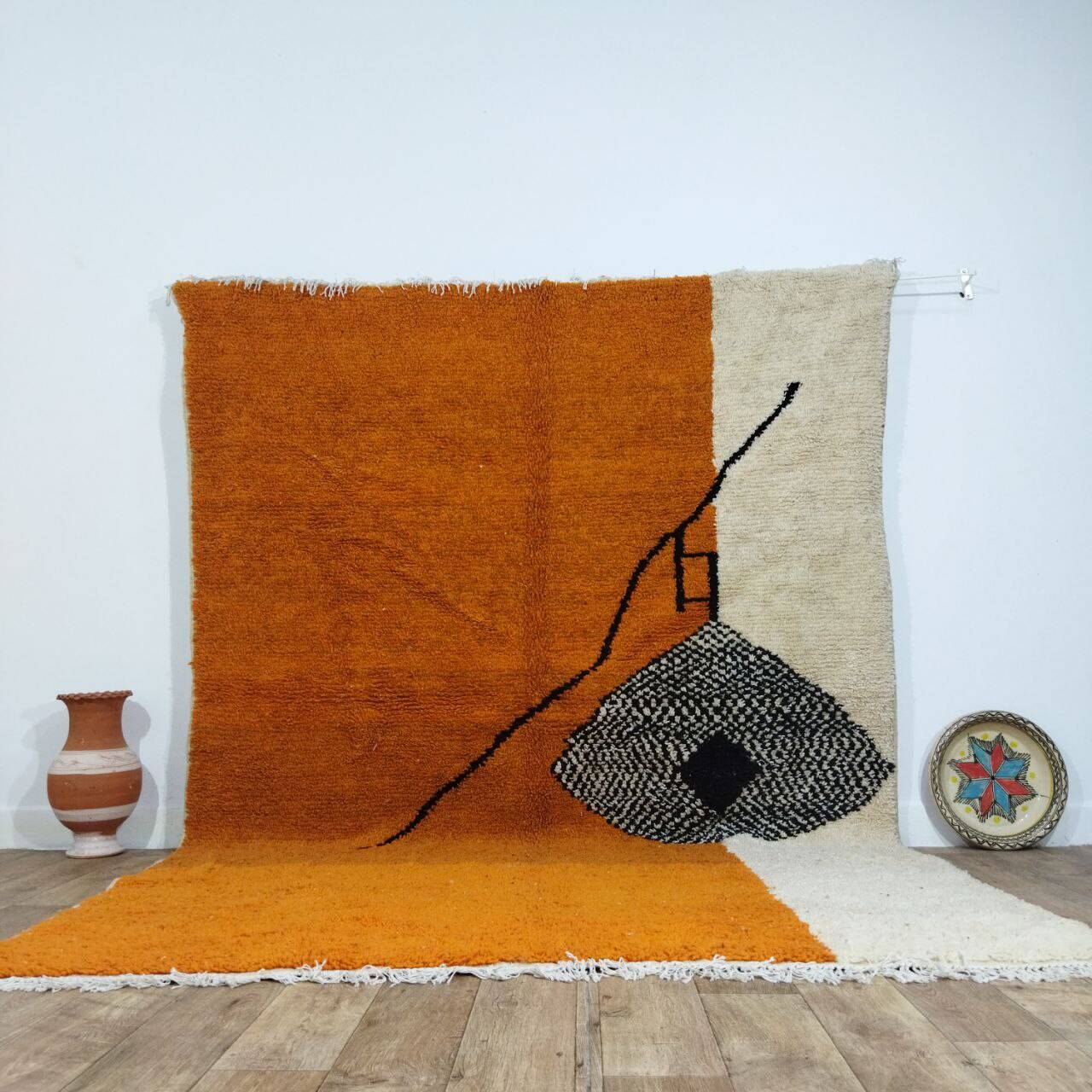 Handmade Moroccan Berber rug 313 x 215 cm