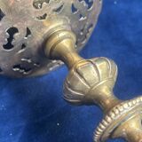Pair of 19th century bronze candlesticks