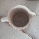 Pot à lait ancien Digoin Sarreguemine modèle Carmen terre de fer