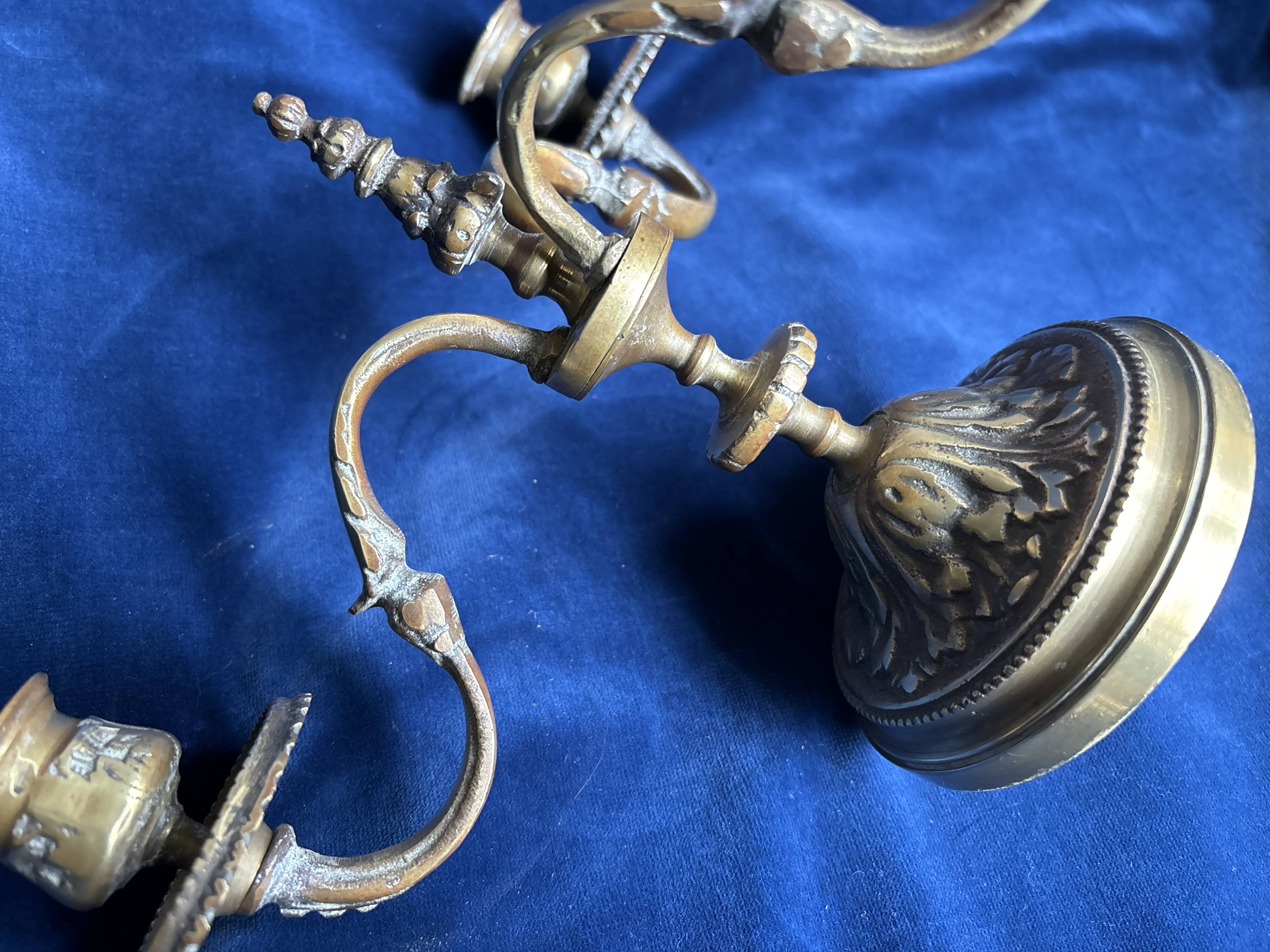 Antique 19th century bronze candlestick