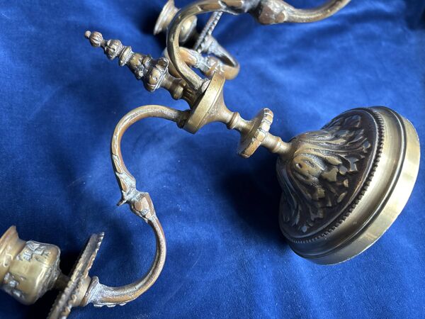 Ancienne chandelier en bronze XIX eme