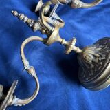 Antique 19th century bronze candlestick