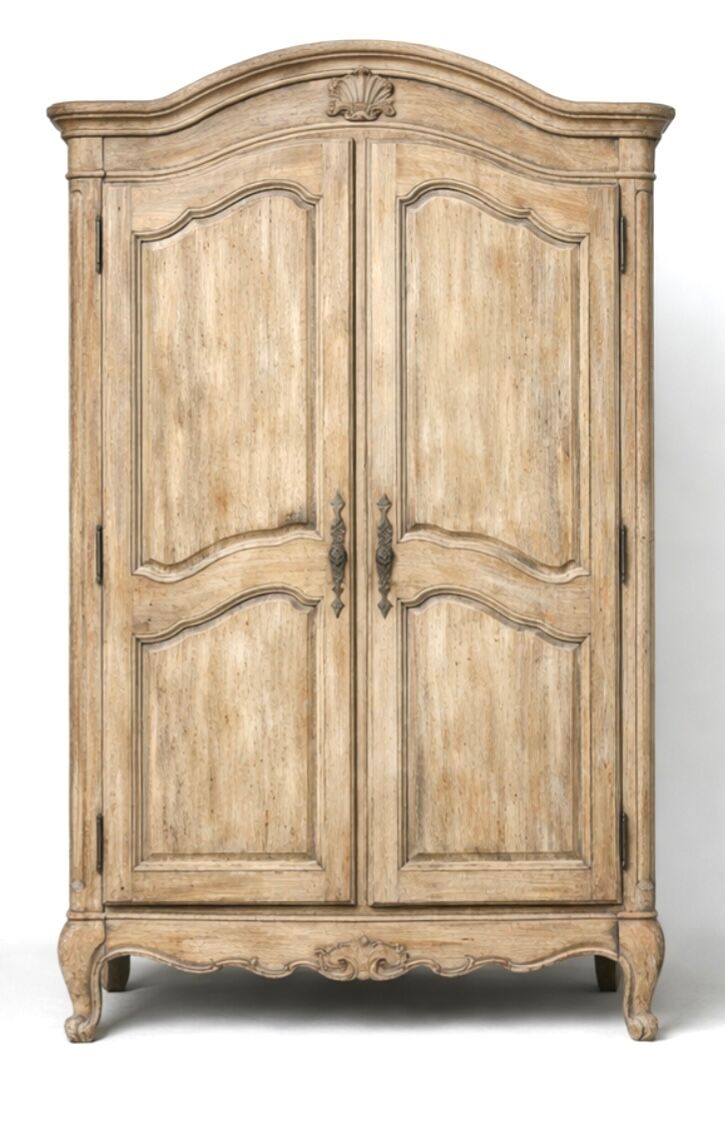 Sanded antique wardrobe