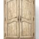 Sanded antique wardrobe