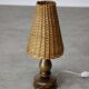 Vintage Italian Wicker Table Lamp