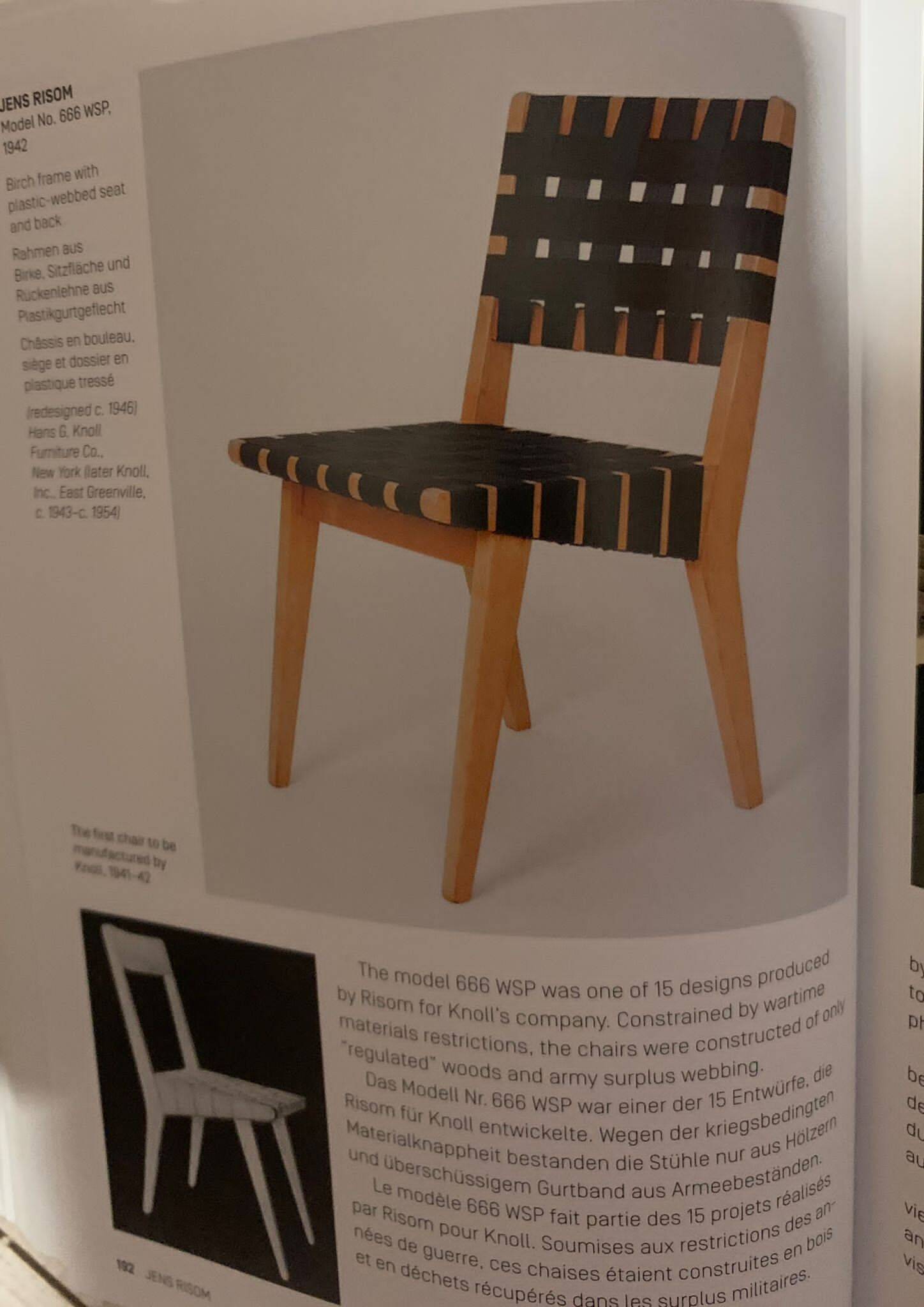 Set of 2 Jens Risom chairs for Knoll