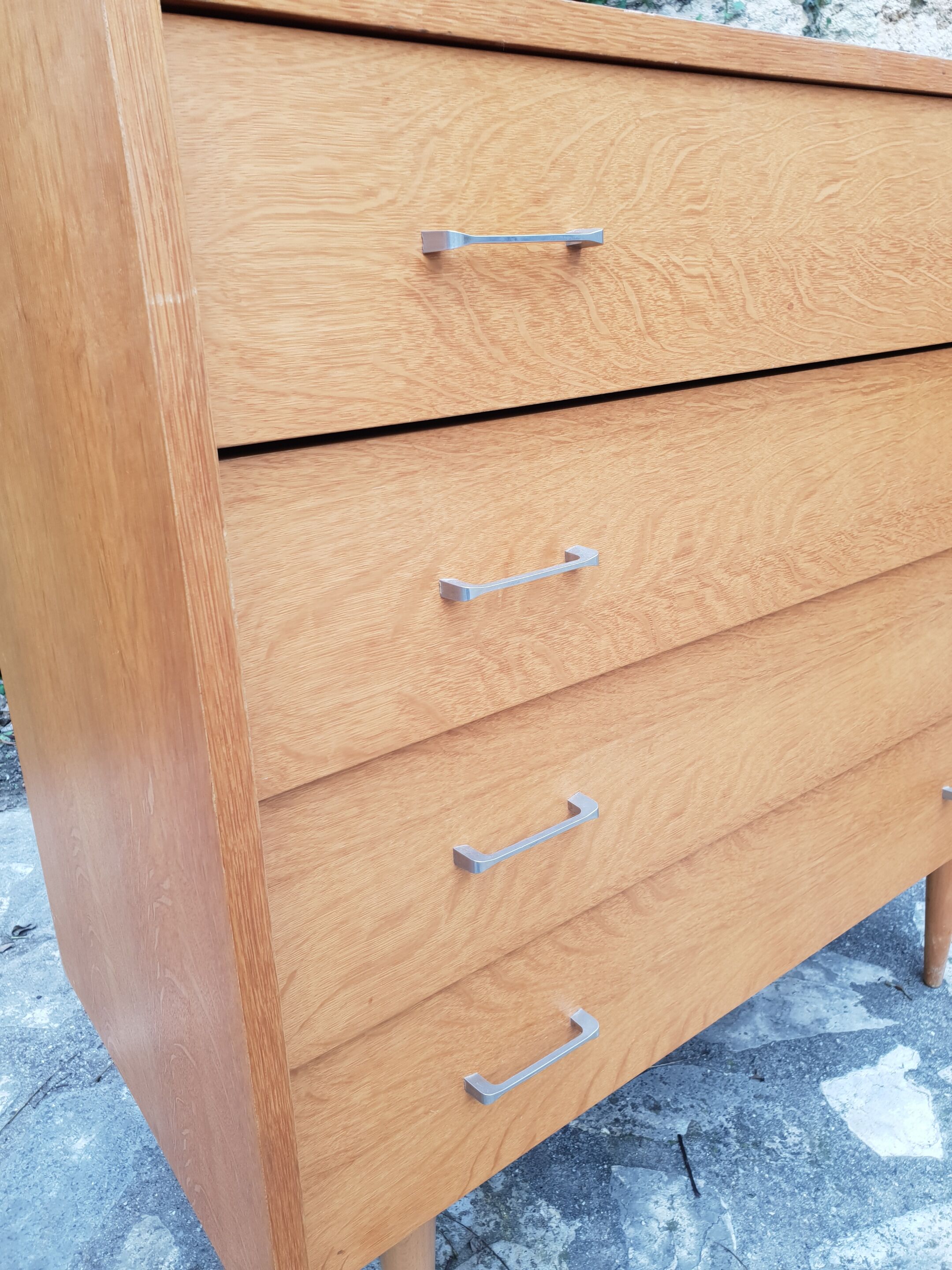 Commode en chêne clair 1960