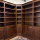 Classic English Corner Bookcase