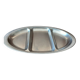Plat à compartiments  métal