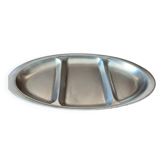 Metal compartment dish