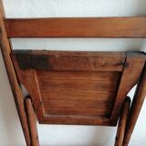 Chaise pliante en bois