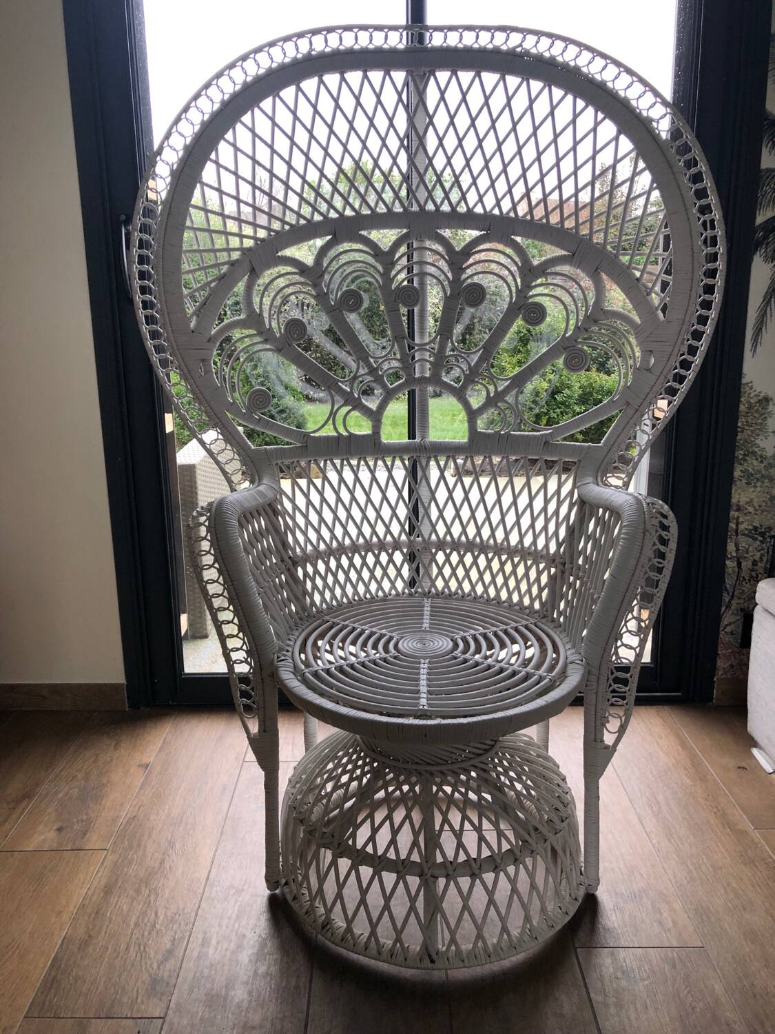 Emmanuelle wicker armchair