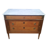 Louis XVI style chest of drawers with 2 drawers