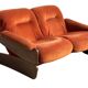 Vintage Space Age Sofa Two Seater Sofa Design 1970s