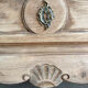 Raw oak chest of drawers in Louis XV style – 3 drawers