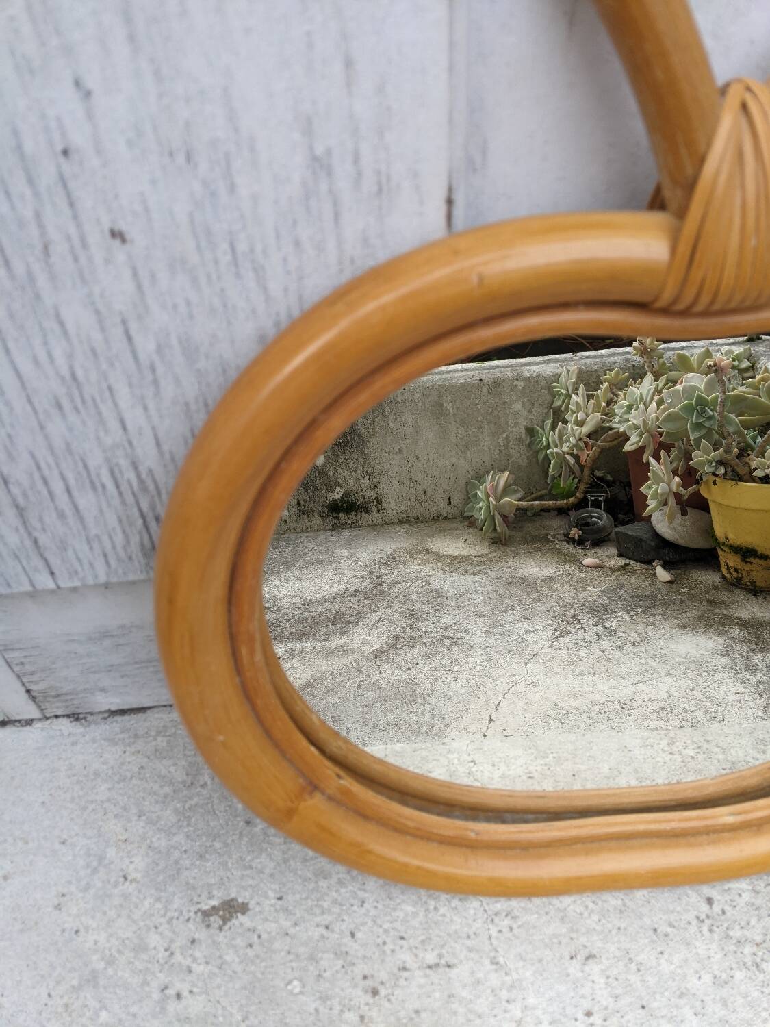 Vintage apple mirror bohemian country decoration for children