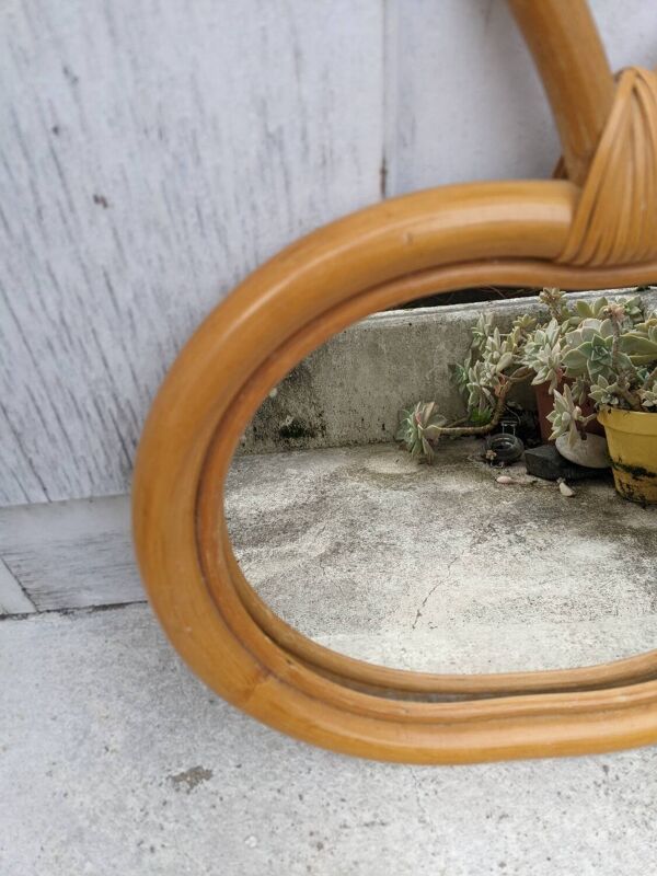 Miroir pomme vintage décoration campagne bohème enfants