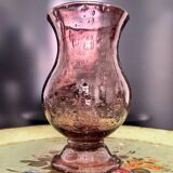 Biot glass tealight candle holder