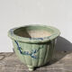Chinese blue ceramic pot cover
