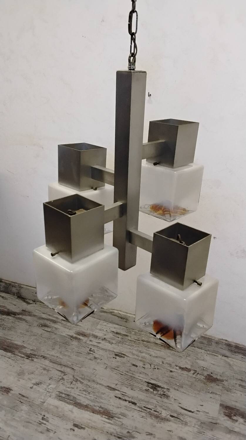 Vintage Cubic Chandelier