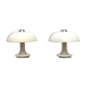 Mid-century German mushroom table lamp from the Space Age, by Kontakt-Werkstätten / Staff, 1960s, set of 2.