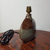 Ceramic lamp foot signed