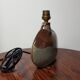 Ceramic lamp foot signed
