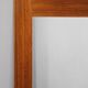 Large Danish midcentury teak veneer rectangular wall mirror, 1960s