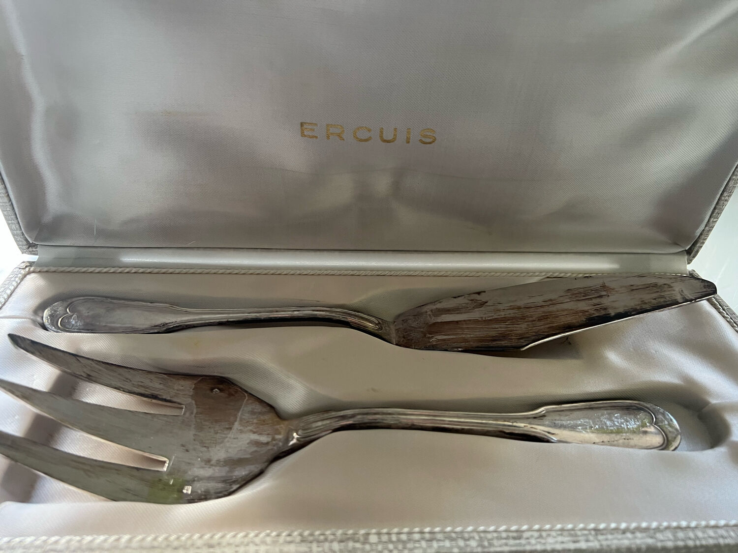 Silverware fish serving cutlery