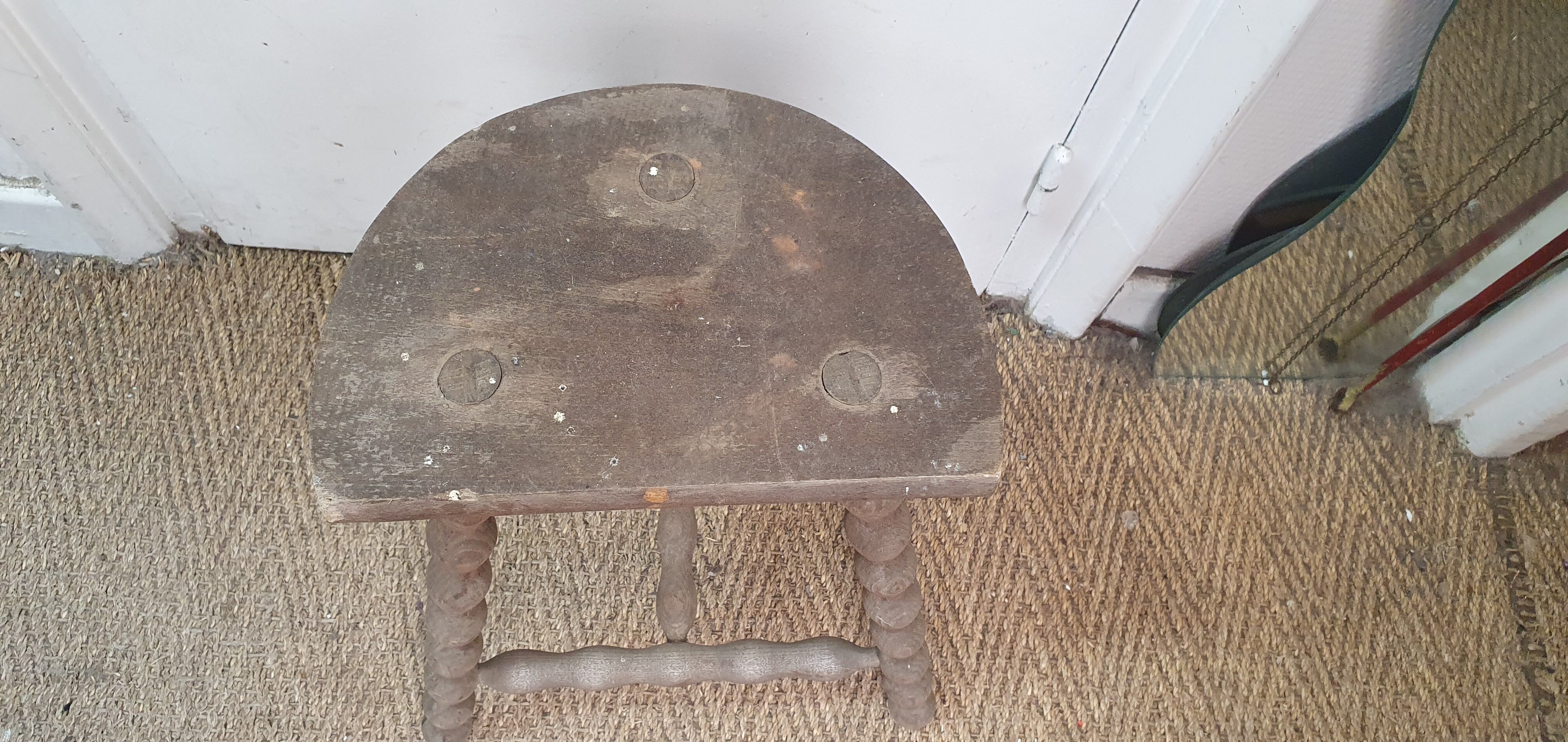 Brutalist treaty stool