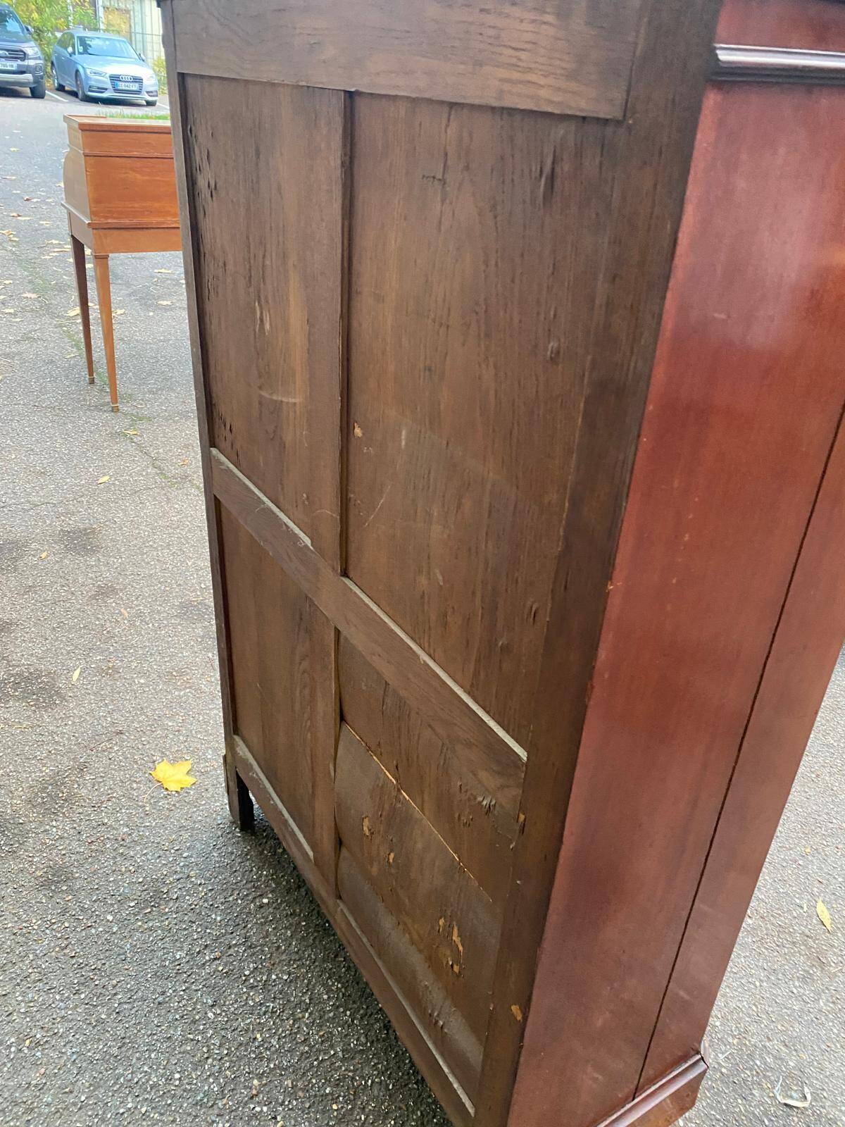 Semainier en bois massif d'époque 19ème