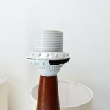 Paire de lampes de table scandinaves en teck et mosaïque, Danemark 1960