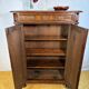 Antique Gründerzeit Vertiko Cabinet in Walnut – Circa 1890–1900  A stunning