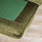 70s corner sofa in green fabric