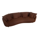 3-seater boucle fabric sofa