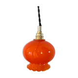 Vintage lamp in orange