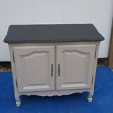 Sideboard style Louis XV light gray