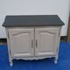 Sideboard style Louis XV light gray