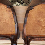 2 bistro chairs stamped Baumann