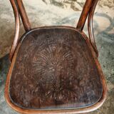 Pair of curved wooden chairs by Jacob & Josef Kohn, Vienna circa 1900