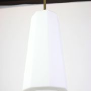 Opaline Glass Pendant by Limburg, Germany, 1970s