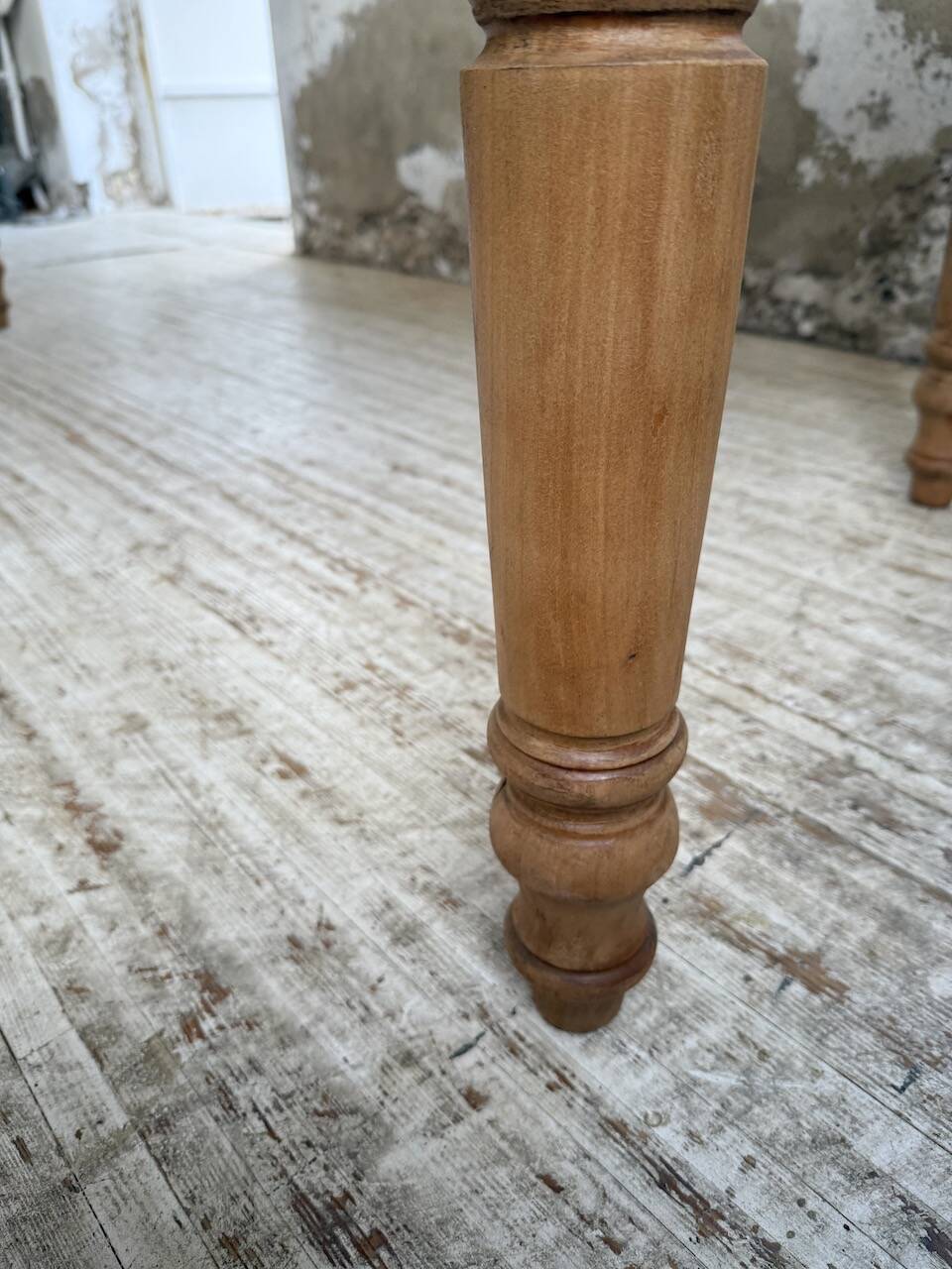 Table de ferme en merisier