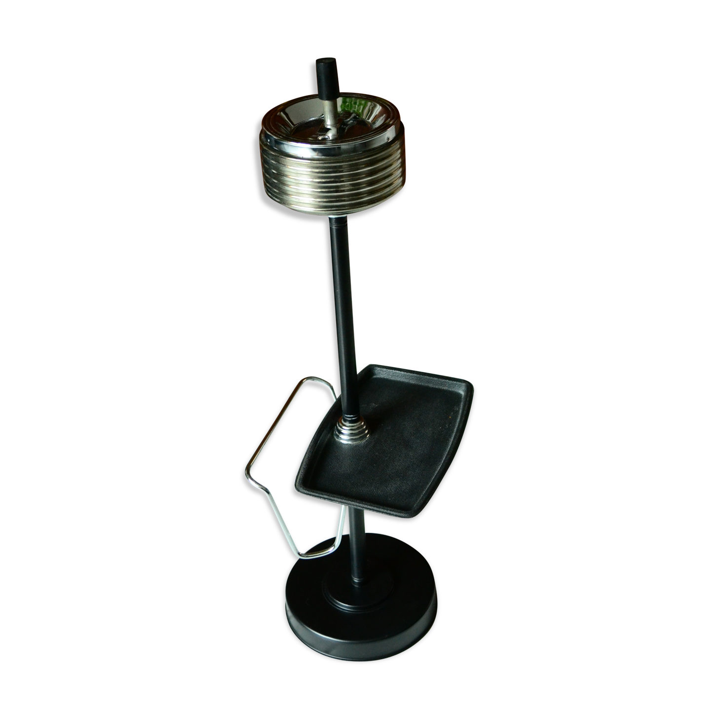 Ashtray on foot 70 years with magazine rack